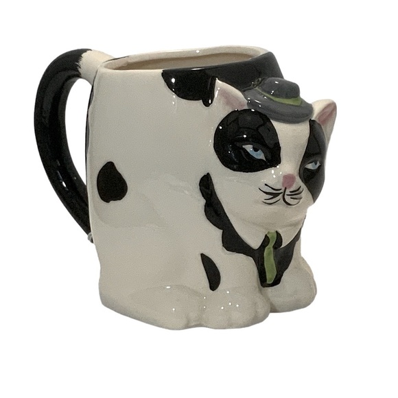 Best Friends Cat Mug Gift Novelty Cocoa Cup 16 Oz White Multicolor - Picture 6 of 13